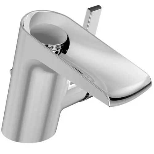 Waschtischarmatur in Chrom mit Wasserfall-Auslauf von Ideal Standard, bietet eine moderne und funktionale Lösung für den Sanitärbereich.